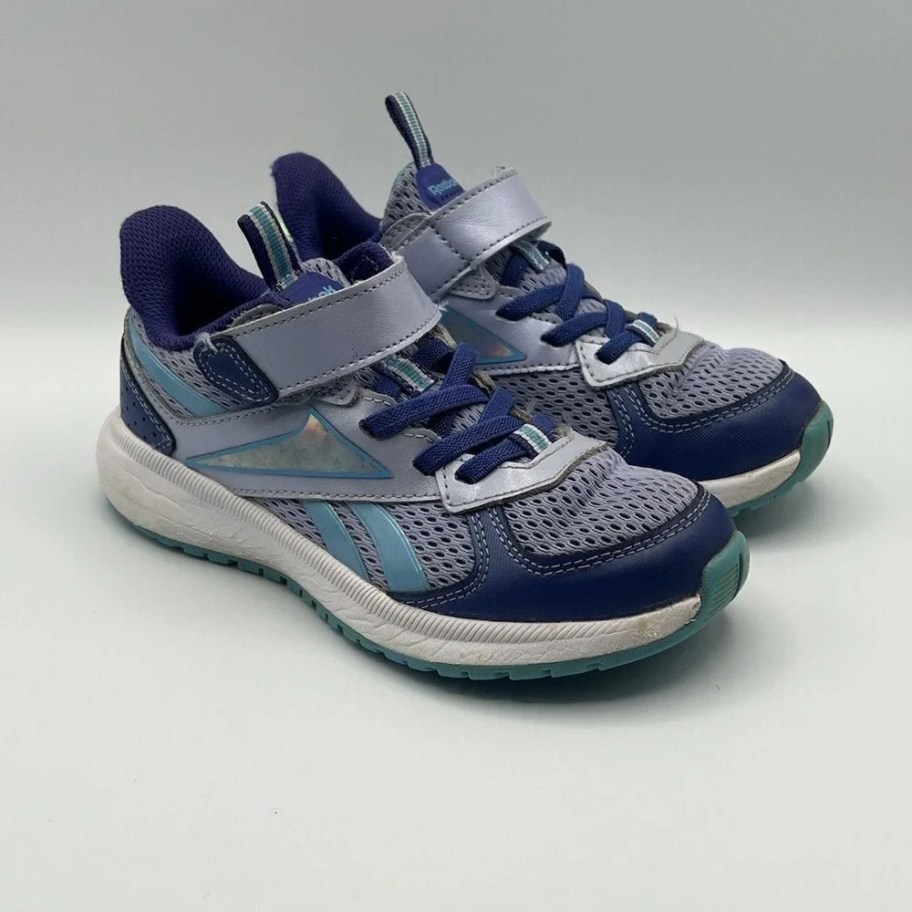 Reebok Road Supreme 4.0 Purple Running Slip On‎ Shoes - Kids Size 12.5 USED